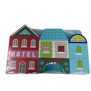 Wood Block Buildings Pretend Play